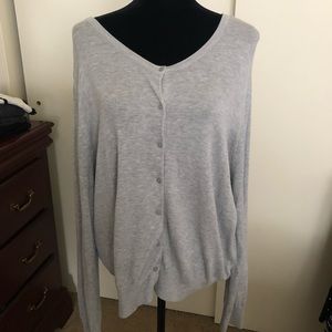 H and M grey cardigan size XL
